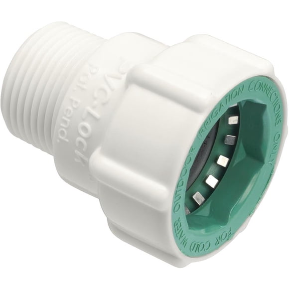 Adaptador Orbit 34778 3/4 PVC-Lock x 3/4 MPT para riego