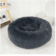 thumbnail image 1 of Donut Cama De Felpa Para Perro Azul Oscuro, 1 of 1