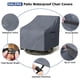 thumbnail image 4 of Funda para silla de exterior Dalema, paquete de 4, impermeable, gris, 4 of 9