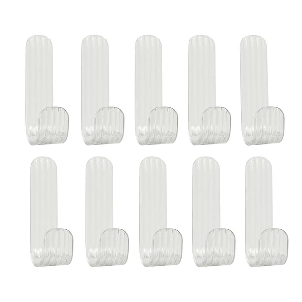 Gancho Para Toallas De Pared, 10 Uds., Colgador Transparente Para Llaves, Dormitorio, Sin Perforación, Soporte Para Llaves