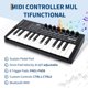 thumbnail image 2 of Teclado MIDI Fancihabor de 25 teclas inalámbrico Bluetooth negro, 2 of 6
