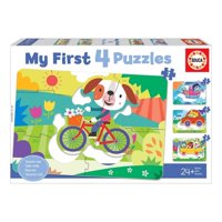 Educa Borras - Puzzle Infantil Vehiculos (My First 4 Puzzles) - Ps