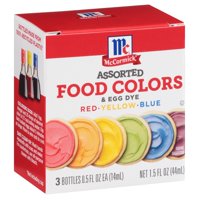Colorantes Alimentarios Y Colorantes Para Huevos Mccormick, Varios, 44 Ml (1.5 Fl Oz)