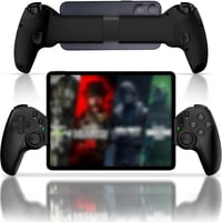 Genérico - Mando De Juego Inalámbrico Compatible Con Iphone/Ipad/Android/Tablet/Xbox Cloud/Switch/Ps4/Ps Remote Play, Con 2 Botones Traseros, Hall Rocker, Hall Trigger, Tamaño Ajustable 130-280Mm-Negro