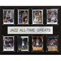 C&I Collectables - Placa Coleccionable De C&I, Los Mejores Jugadores De Todos Los Tiempos De Los Utah Jazz De La Nba