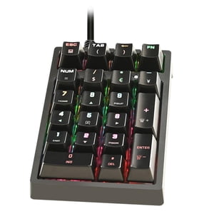 Bothyi - Mini Teclado Numérico Mecánico Con Cable K21, 21 Teclas, Tableta Rgb, Portátil De Contabilidad