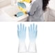 thumbnail image 3 of Guantes de cocina azules, reutilizables, ajustados, multifuncionales, para lavar platos, impermeables, duraderos, para el hogar., 3 of 8