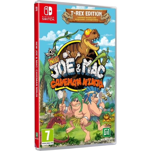 Videojuego MICROÏDS Joe & Mac – Edición T‑Rex (Nintendo Switch)