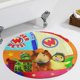 thumbnail image 5 of ¡Los Wonder Pets! Alfombra Redonda de Felpa Coral, Antideslizante, No Desprende Pelusas, Lavable y Duradera para Salón, Dormitorio y Habitación de Niños 60cm, 5 of 6