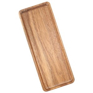 Bothyi - Bandeja De Madera Para Servir, Estilo Japonés, Plato De Madera Para Tartas, Aperitivos, Postres, Estilo B, Cuadrado