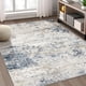 thumbnail image 1 of Alfombra Area DMOYEST Beige Azul 160x230 cm Poliéster, 1 of 9