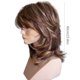 thumbnail image 2 of Xiao Hua Peluca sin Pegamento, Peluca de Flequillo Corto para Mujer, Cabello Natural Sintético, Castaño Mixto, Talla Única, 1 Pieza, 2 of 2