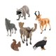 thumbnail image 1 of 6x Figuras De Animales Juguetes Modelo De Animales Salvajes Para Ni?os Favores De Fiesta Para Ni?os Estilo B, 1 of 5