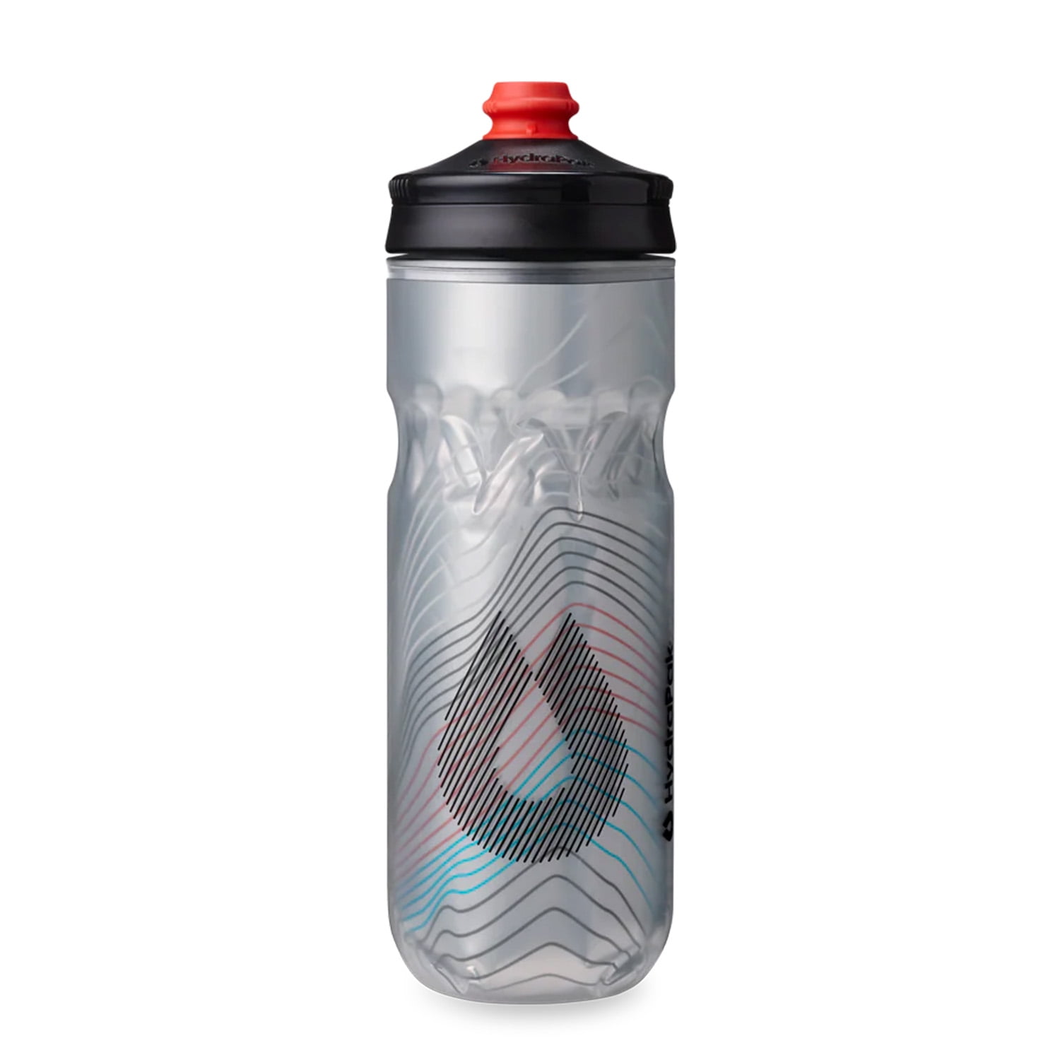 Botella Hydrapak Surge Antiderrame 600ml Ascent Silver