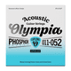 thumbnail image 1 of Set de 5 Cuerdas para Bajo Eléctrico Olympia Flatwound 45-128 FLS 5B-45128, 1 of 4