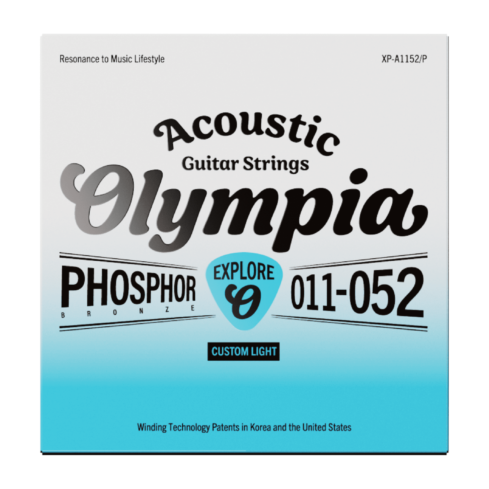 Set De 5 Cuerdas Para Bajo Eléctrico Olympia Flatwound 45-128 Fls 5b-45128