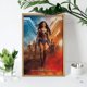 thumbnail image 4 of Mujer Maravilla Kits de Pintura de Diamantes para Adultos 5D DIY Diamond Art Kits Full Drill Diamond Dots para Regalo Decoración de Pared y Relajación Artes de Gemas 20*30cm, 4 of 6