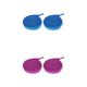 thumbnail image 2 of 2 Pares De Cordones De Repuesto Para Patines, Cuerdas Para Patinaje Sobre Ruedas, Azul Y Morado, 2 of 5