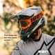 thumbnail image 3 of Gafas 100% Strata 2 Moto/MTB negras con lente plateada espejada, 3 of 7