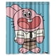 thumbnail image 1 of Cortina de ducha de Richard World of Gumball, juego de cortinas de baño con ganchos, tamaño 60 x 72 pulgadas, 1 of 3