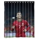 thumbnail image 1 of Cortina de ducha de Ronaldo Portugal Soccer Seven con ganchos, tamaño 66 x 72 pulgadas, 1 of 3