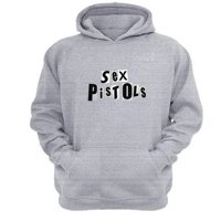 Genérico - Polerón Canguro Sex Pistols Gris Claro Talla Xl Unisex