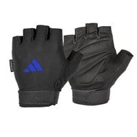 Guantes Adidas Essential Ajustables Azules Para Entrenamiento
