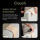 thumbnail image 4 of Cargador inalámbrico Krafted Couch Latte 40 × 11 × 1 cm 180 g, 4 of 8