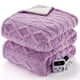 thumbnail image 1 of Manta eléctrica CAROMIO tamaño king con doble control, color morado, 1 of 9