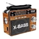 thumbnail image 1 of Radio Vintage Recargable Linterna Fm Usb Auxiliar Pilas, 1 of 4