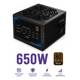 thumbnail image 1 of Fuente De Poder 650w 80 Plus Bronze Atx 2.1 Apfc Para Pc Gamer 4 Pcie 8 Sata Ventilador 120mm Protección Completa Compatible Intel Amd, 1 of 4