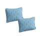 thumbnail image 1 of Pack De 2 Fundas De Cojin Serie Abanico 30x50 Cm Celeste, 1 of 4