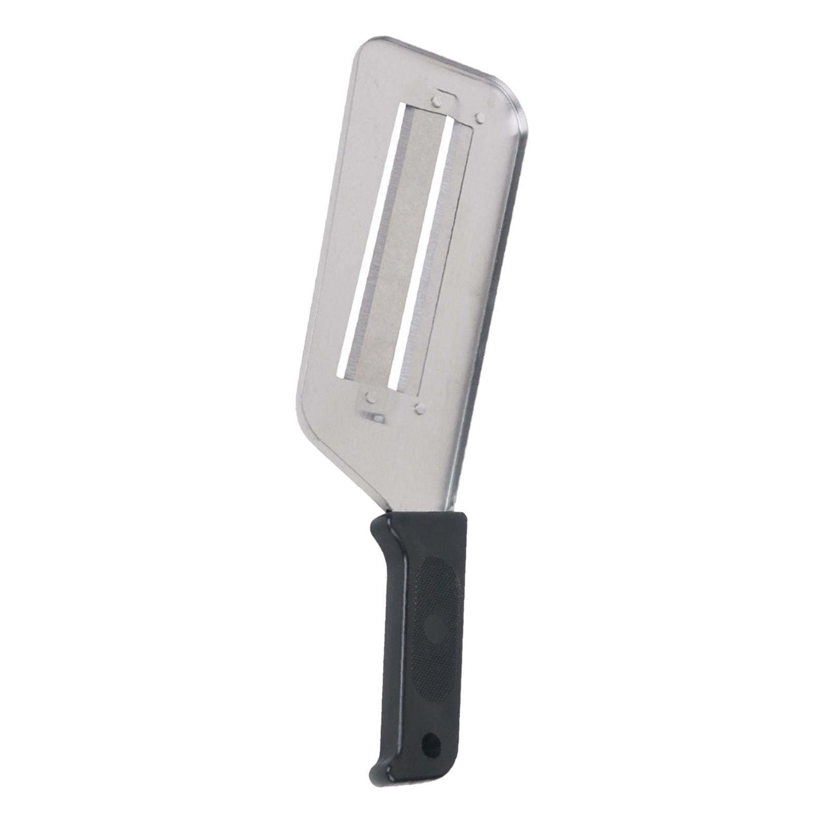 Magideal - Cortador De Verduras De Metal, Picador De Acero Inoxidable, Rallador De Cocina, Cortador Manual De Mano Negro