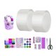 thumbnail image 4 of Soplar Burbujas Cinta De Doble Cara Para Ni?os Aula DIY Artesanía Bola Hecha A Mano 2 Uds Cubo De Almacenamiento Transparente, 4 of 5