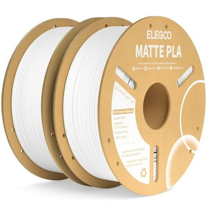 Filamento Para Impresora 3D Elegoo Mate Pla Blanco Mate, 2 Kg, 1,75 Mm