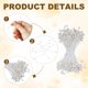 thumbnail image 4 of Uxcell 3mm Estambres de Flores de Doble Cabeza, 150 Piezas de Pistilo de Estambre de Flores Artificiales Mate para Decoración Navideña de Bricolaje, Blanco, 4 of 7