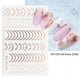 thumbnail image 3 of 3D Simple Lines Nail Stickers Rose Gold Metal Stripe Letters Decals Curve Gel Nails Art Sliders Polish Manicure Decor, 3 of 3