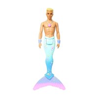 Muñeca Barbie Dreamtopia Merman 12 Pulgadas Cola Azul De Arcoiris