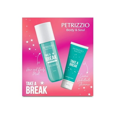 Set Body Mist Take A Break + Crema Shimmer 200 Ml Petrizzio