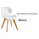 thumbnail image 3 of Pack 6 Sillas de comedor acolchada Mariposa Blanca con patas fijas de madera, 3 of 4