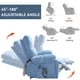thumbnail image 3 of Blue Heat Massage Dual Motor Infinite Position Up to 350 LBS Large Electric Power Lift Recliners with Hidden Cup Holders, Power-Remote, Medium-firm and Heavy Duty, 3 of 3