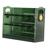 Magideal - Portahuevos Para Refrigerador Bandeja Para Huevos De 30 Rejillas Fácil De Limpiar Accesorios Durables Con Asas Multipropósito Para Mesa De Mostrador A Verde