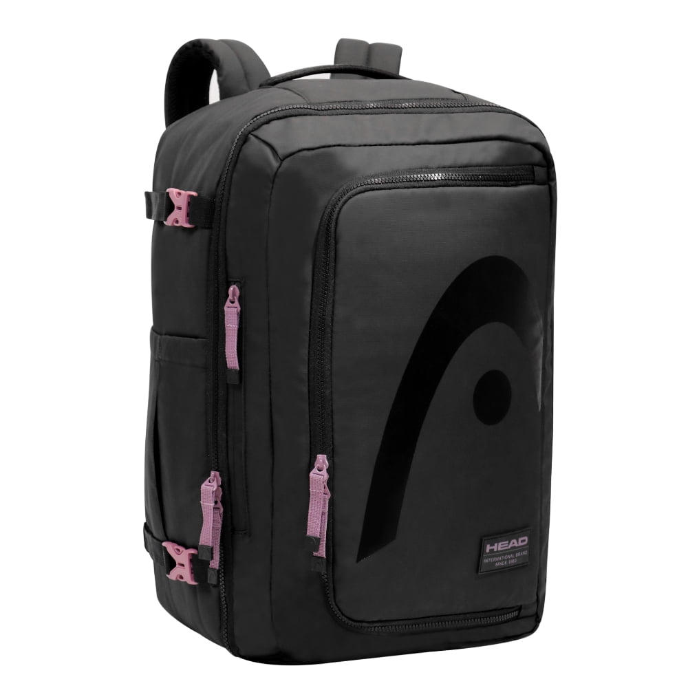 Mochila De Viaje Around Reverse Negro Malva Calidad Head