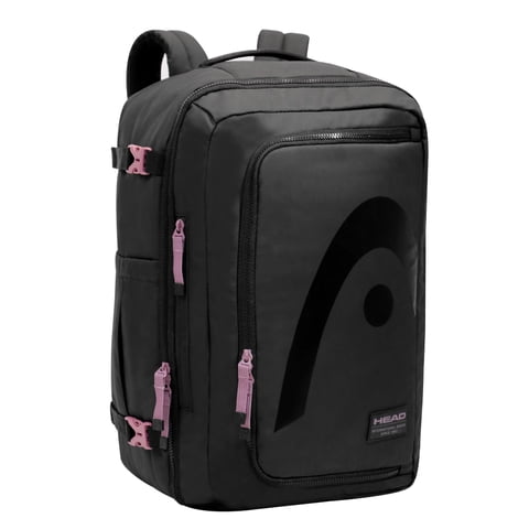 Mochila De Viaje Around Reverse Negro Malva Calidad Head