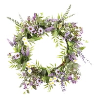 Magideal - De Decoración, De Margaritas Y Lavanda De 18 "", Hermosa Artificial De Primavera Y Verano, Decoración Para Hogar De Ronda