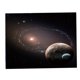 thumbnail image 4 of Universo Tema Impermeable Suave Tapiz Para Colgar En La Pared Decoración Del Hogar # 2, 4 of 5