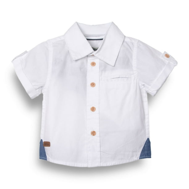 Camisa Bebe Niño Blanco Pillin