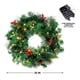 thumbnail image 5 of Corona de Navidad Joiedomi 50 luces LED de 50 cm con colgador, 5 of 9