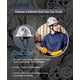 thumbnail image 3 of Casco De Seguridad Hard Hat Full Brim Frp Gris Antracita, 3 of 8