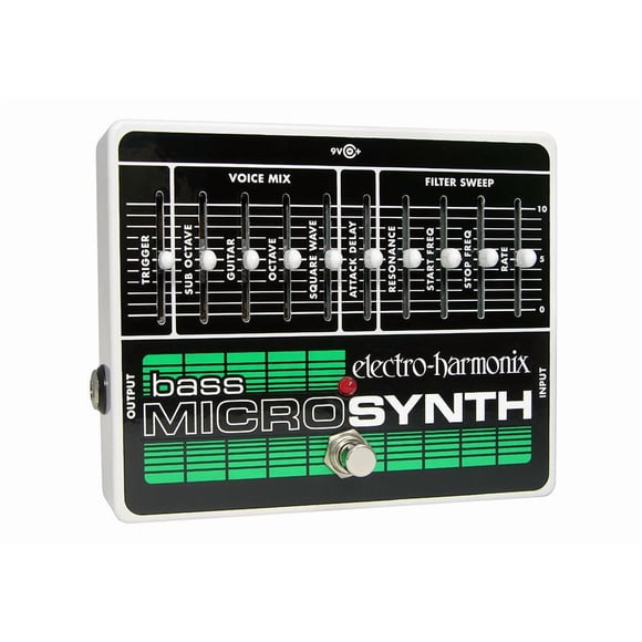 Microsintetizador de bajo electro-Harmonix con pedal analógico